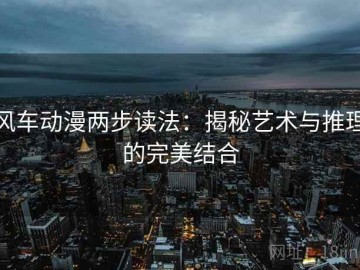 风车动漫两步读法：揭秘艺术与推理的完美结合