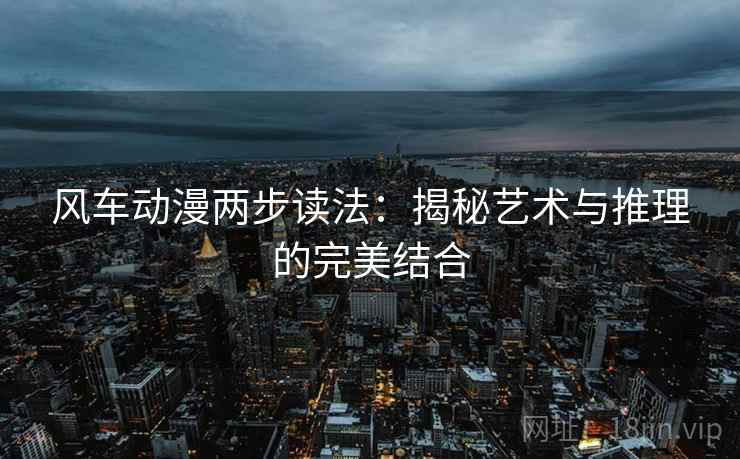 风车动漫两步读法：揭秘艺术与推理的完美结合